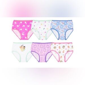 Character Toddler Girl Briefs Underwear, 6-Pack